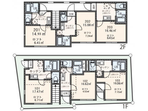 一棟アパート　リーヴェル リコ 根岸